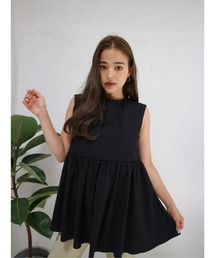TRUNC | Open Back Peplum Tops(Tシャツ/カットソー)