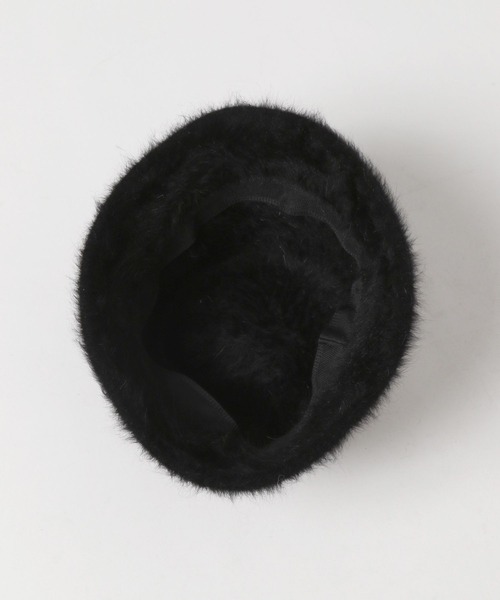 Heather(ヘザー)の「シャギーHAT 356614(ハット・レディース・ブラック/オフホワイト・ONE SIZE)」の15枚目の写真