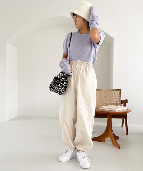 Heather(ヘザー)の「シャギーHAT 356614(ハット・レディース・ブラック/オフホワイト・ONE SIZE)」の22枚目の写真