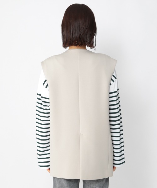 BARNYARDSTORM（バンヤードストーム）の「BARNYARDSTORM / ダンボールベスト（ベスト・レディース・ブラック/グレイッシュベージュ・FREE）」の17枚目の写真