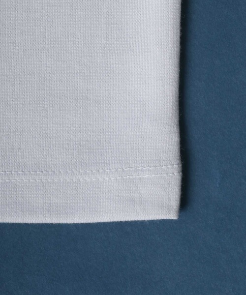 ANPAS（アンパス）の「Ponte Fabric Turtleneck Shirt/エコポンチ タートルネックシャツ ハイネックシャツ モックネックシャツ（Tシャツ/カットソー・メンズ・ホワイト/ライトグレー/ブラック/スミクロ/グレイッシュベージュ・M/L）」の8枚目の写真