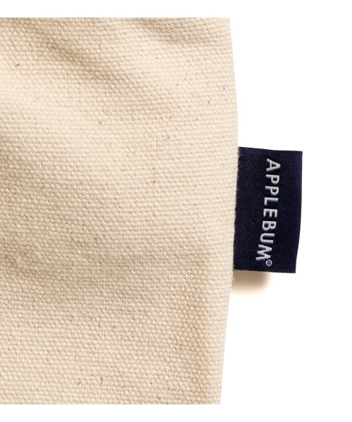 APPLEBUM(アップルバム)の「Logo Zip Totebag(トートバッグ・メンズ・ネイビー/ホワイト系その他・FREE)」の8枚目の写真