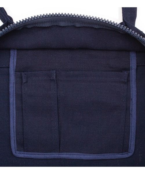APPLEBUM(アップルバム)の「Logo Zip Totebag(トートバッグ・メンズ・ネイビー/ホワイト系その他・FREE)」の14枚目の写真