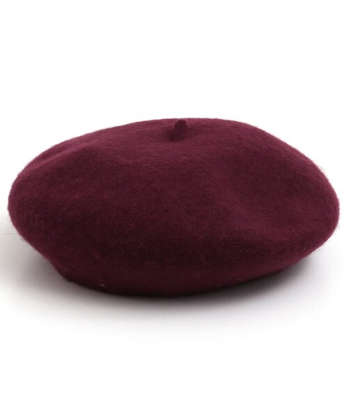 apres les cours（アプレレクール）の「フェルトベレー帽（ハンチング/ベレー帽・キッズ・ブラウン/レッド/アイボリー・50/54/58）」の4枚目の写真