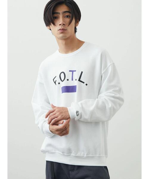 FRUIT OF THE LOOM（フルーツオブザルーム）の「【別注】FRUIT OF THE LOOM ロゴ スウェット　＊（スウェット・メンズ・ホワイト/ブラック/グレー・M/L/XL）」の22枚目の写真