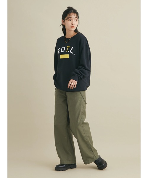 FRUIT OF THE LOOM（フルーツオブザルーム）の「【別注】FRUIT OF THE LOOM ロゴ スウェット　＊（スウェット・メンズ・ホワイト/ブラック/グレー・M/L/XL）」の18枚目の写真