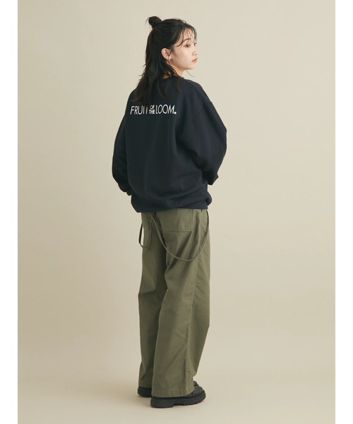 FRUIT OF THE LOOM（フルーツオブザルーム）の「【別注】FRUIT OF THE LOOM ロゴ スウェット　＊（スウェット・メンズ・ホワイト/ブラック/グレー・M/L/XL）」の14枚目の写真