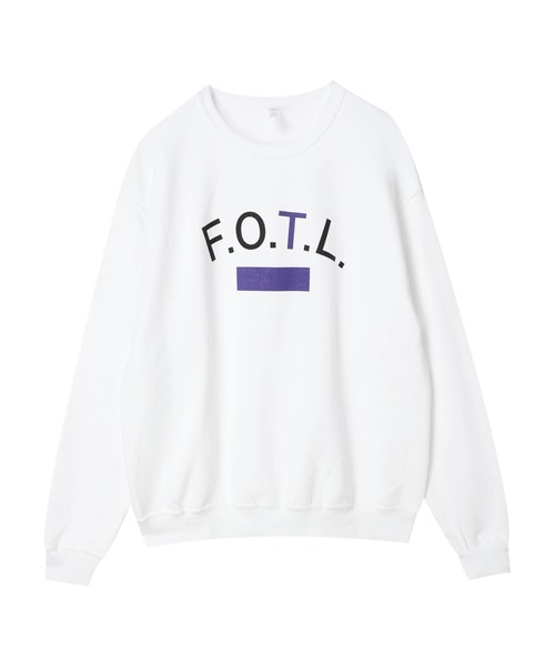 FRUIT OF THE LOOM（フルーツオブザルーム）の「【別注】FRUIT OF THE LOOM ロゴ スウェット　＊（スウェット・メンズ・ホワイト/ブラック/グレー・M/L/XL）」の8枚目の写真