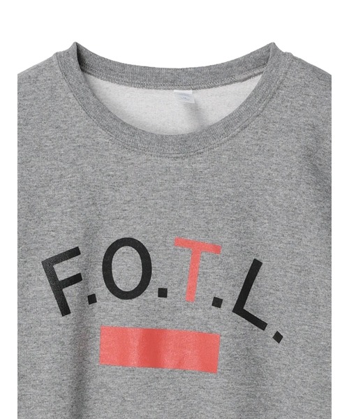 FRUIT OF THE LOOM（フルーツオブザルーム）の「【別注】FRUIT OF THE LOOM ロゴ スウェット　＊（スウェット・メンズ・ホワイト/ブラック/グレー・M/L/XL）」の11枚目の写真