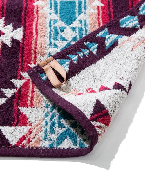 go slow caravan（ゴースローキャラバン）の「AIRINESS/エアリネス　スクロール フェイスタオル 34x80（タオル・レディース・グリーン/レッド・FREE）」の5枚目の写真