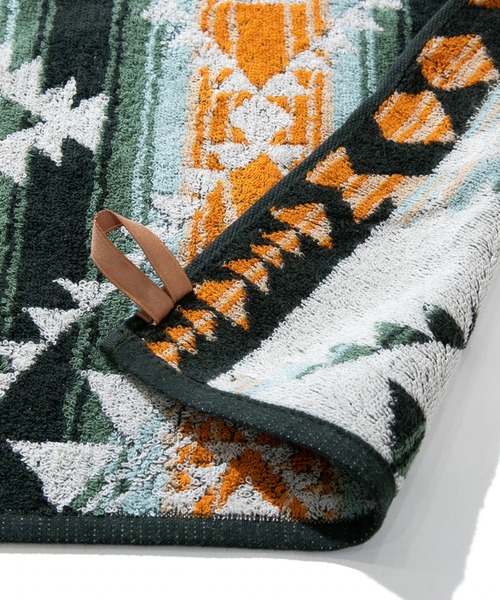 go slow caravan（ゴースローキャラバン）の「AIRINESS/エアリネス　スクロール フェイスタオル 34x80（タオル・レディース・グリーン/レッド・FREE）」の7枚目の写真