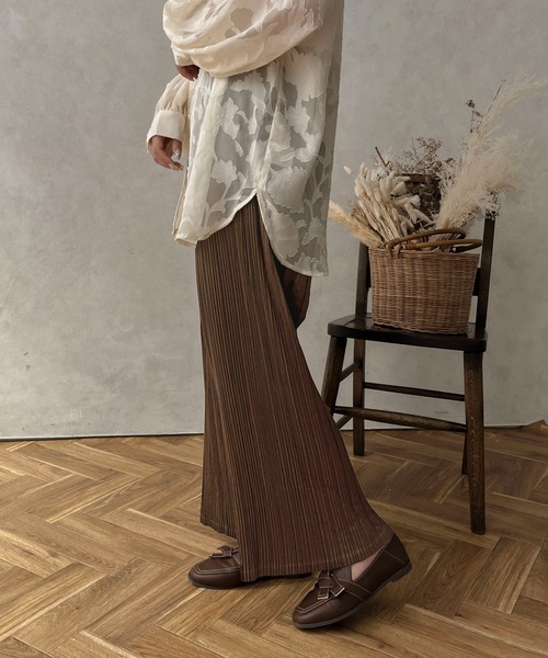 apres jour clair（アプレジュールクレア）の「【apres jour clair】プリーツパンツ【ZOZOTOWN限定アイテム】（その他パンツ・レディース・ダークブラウン/ライトベージュ/ライトブラウン・X-LARGE/フリー）」の15枚目の写真