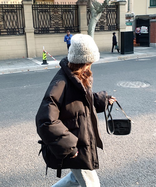 yuue' ( wear )（ユーイ）の「ビッグシルエット ダウンジャケット（ダウンジャケット/コート・レディース・ブラック/ベージュ/ブルーグリーン・S/L/M）」の15枚目の写真