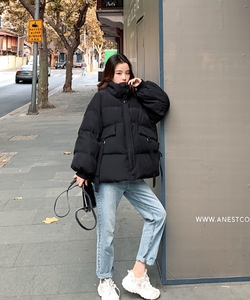 yuue' ( wear )（ユーイ）の「ビッグシルエット ダウンジャケット（ダウンジャケット/コート・レディース・ブラック/ベージュ/ブルーグリーン・S/L/M）」の20枚目の写真