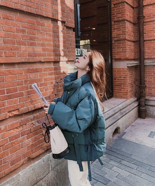 yuue' ( wear )（ユーイ）の「ビッグシルエット ダウンジャケット（ダウンジャケット/コート・レディース・ブラック/ベージュ/ブルーグリーン・S/L/M）」の22枚目の写真