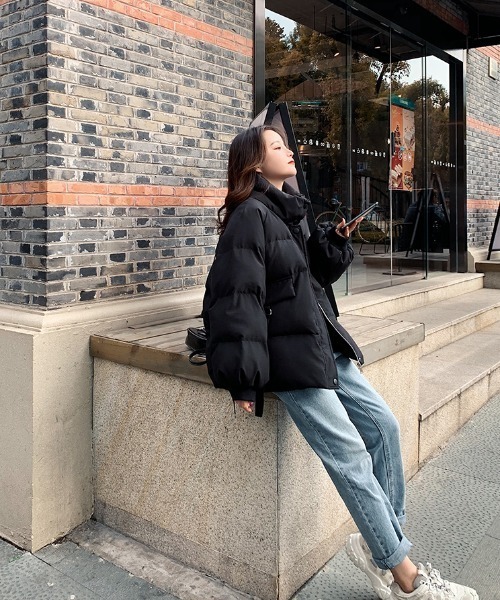 yuue' ( wear )（ユーイ）の「ビッグシルエット ダウンジャケット（ダウンジャケット/コート・レディース・ブラック/ベージュ/ブルーグリーン・S/L/M）」の19枚目の写真