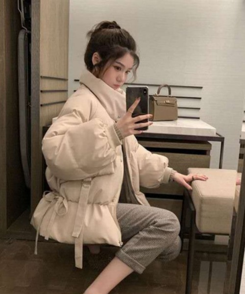 yuue' ( wear )（ユーイ）の「ビッグシルエット ダウンジャケット（ダウンジャケット/コート・レディース・ブラック/ベージュ/ブルーグリーン・S/L/M）」の14枚目の写真