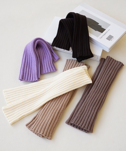 IAMUSE（アイアミューズ）の「アームウォーマー R0358【IAMUSE】（アームカバー・レディース・グリーン系1/グリーン/アイボリー/ピンク系1/ブルー系1/イエロー系1/ベージュ/ブラック/グレイッシュベージュ/パープル系1/レッド系1/ブルー/オレンジ系1・FREE）」の14枚目の写真