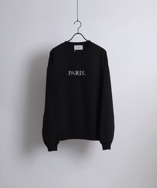 Confirm（コンファーム）の「ルーズシルエット フロント刺繍 / ワンポイント刺繍ロゴ プルオーバースウェット【Confirm】（スウェット・メンズ・グリーン系その他2/グレー系その他4/ブラック系その他3/パープル系その他4/ブラック系その他/パープル/ブラック系その他4/杢グレー/ブラック系その他2/グレー系その他/グレー系その他2/ブルー系その他3/チャコールグレー/グリーン系その他/ホワイト系その他3・L/M）」の20枚目の写真