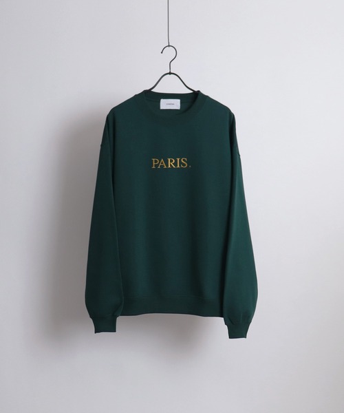 Confirm（コンファーム）の「ルーズシルエット フロント刺繍 / ワンポイント刺繍ロゴ プルオーバースウェット【Confirm】（スウェット・メンズ・グリーン系その他2/グレー系その他4/ブラック系その他3/パープル系その他4/ブラック系その他/パープル/ブラック系その他4/杢グレー/ブラック系その他2/グレー系その他/グレー系その他2/ブルー系その他3/チャコールグレー/グリーン系その他/ホワイト系その他3・L/M）」の18枚目の写真