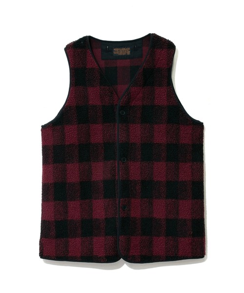 CUBE SUGAR（キューブシュガー）の「CUBE SUGAR/キューブシュガー　綿ナイロン4wayチェックボアライナー付モッズコート（モッズコート・レディース・キャメル/ブラック・FREE）」の15枚目の写真