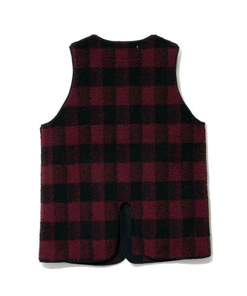 CUBE SUGAR（キューブシュガー）の「CUBE SUGAR/キューブシュガー　綿ナイロン4wayチェックボアライナー付モッズコート（モッズコート・レディース・キャメル/ブラック・FREE）」の16枚目の写真