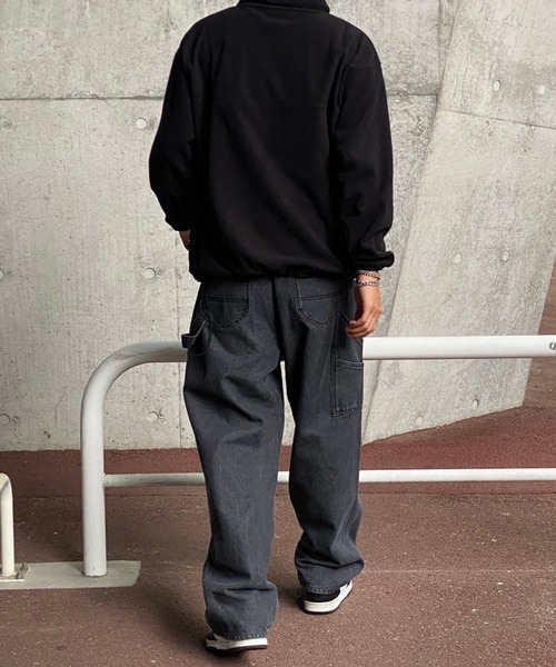 kutir（クティール）の「ビックシルエットスナッププルオーバーフリース（スウェット・メンズ・オフホワイト/ブラック/チャコールグレー・MEDIUM/LARGE）」の14枚目の写真