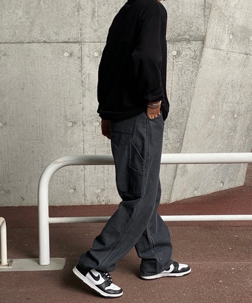 kutir（クティール）の「ビックシルエットスナッププルオーバーフリース（スウェット・メンズ・オフホワイト/ブラック/チャコールグレー・MEDIUM/LARGE）」の13枚目の写真