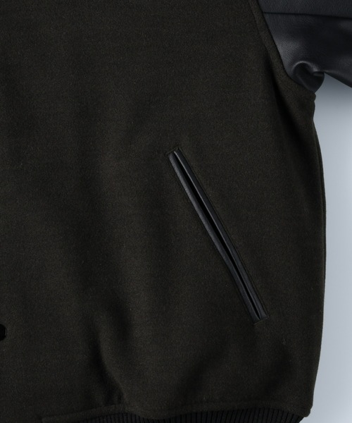 BACK NUMBER（バックナンバー）の「【BACK NUMBER】スタジャン（スタジャン・メンズ・ベージュ/グリーン/ブラック・XL/L/M）」の11枚目の写真