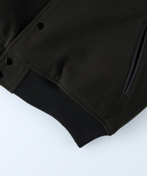 BACK NUMBER（バックナンバー）の「【BACK NUMBER】スタジャン（スタジャン・メンズ・ベージュ/グリーン/ブラック・XL/L/M）」の9枚目の写真