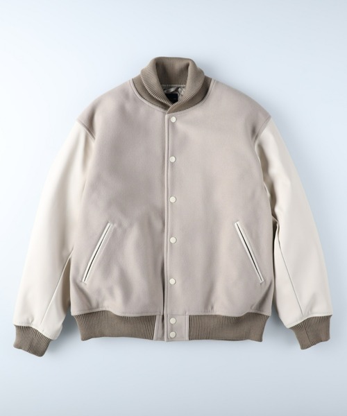 BACK NUMBER（バックナンバー）の「【BACK NUMBER】スタジャン（スタジャン・メンズ・ベージュ/グリーン/ブラック・XL/L/M）」の8枚目の写真