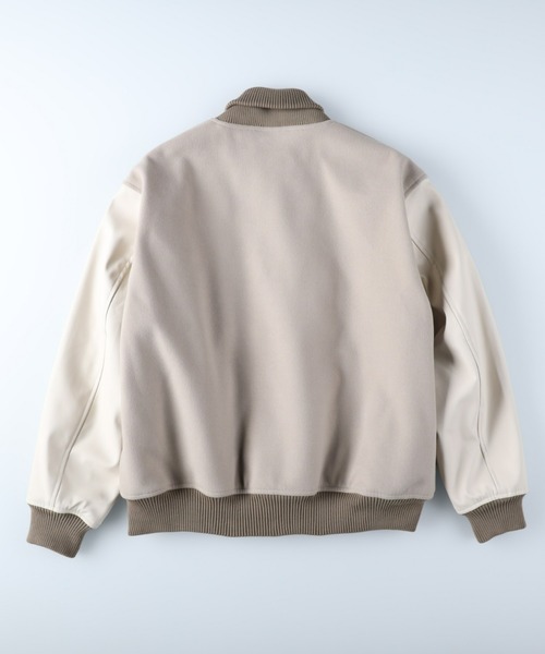 BACK NUMBER（バックナンバー）の「【BACK NUMBER】スタジャン（スタジャン・メンズ・ベージュ/グリーン/ブラック・XL/L/M）」の7枚目の写真