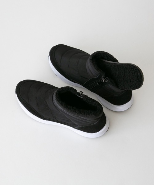 welleg（ウェレッグ）の「防寒 撥水加工ファスナー付 スノーブーツ（ブーツ・レディース・アイボリー/ブラック/ブラック系その他・36/37/38/39/40/41）」の19枚目の写真