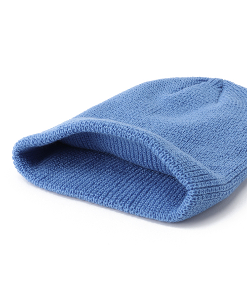 SLOBE citron.（スローブシトロン）の「SLOBE citron.アゼニットCAP（ニットキャップ/ビーニー・レディース・ブルー/ブラック/ホワイト・FREE）」の18枚目の写真