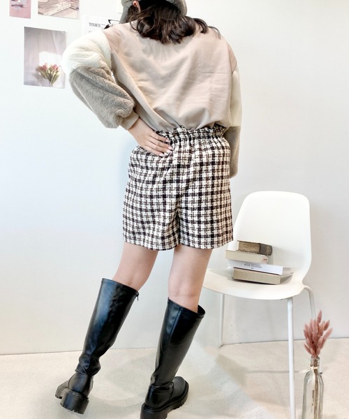 CECIL McBEE（セシルマクビー）の「ツイードショートパンツ（その他