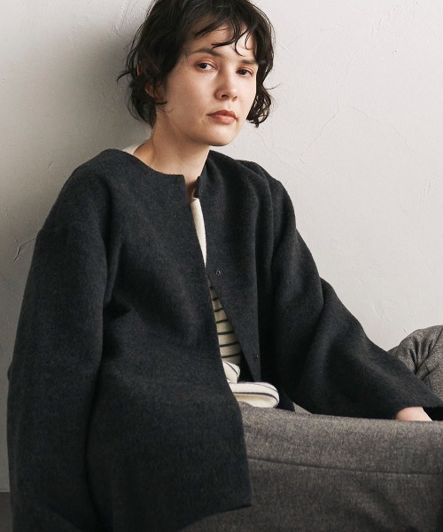 la.f…（ラエフ）の「【WEB別注】軽くて暖かいkarl karlジャージリバー