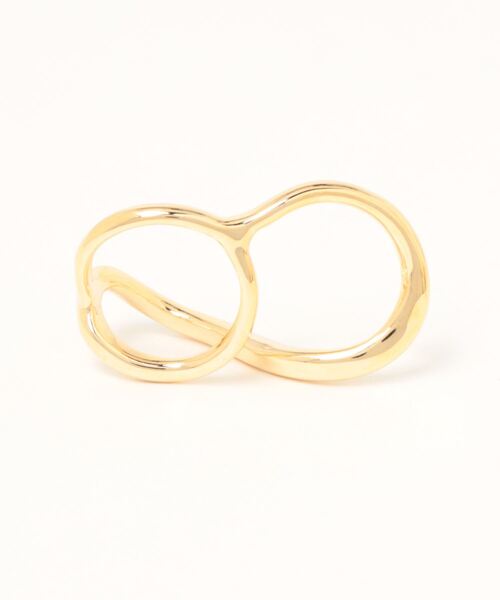 DouDou(ドゥドゥ)の「ダブルフィンガーリング(リング・レディース・シルバー/ゴールド・FREE)」の8枚目の写真
