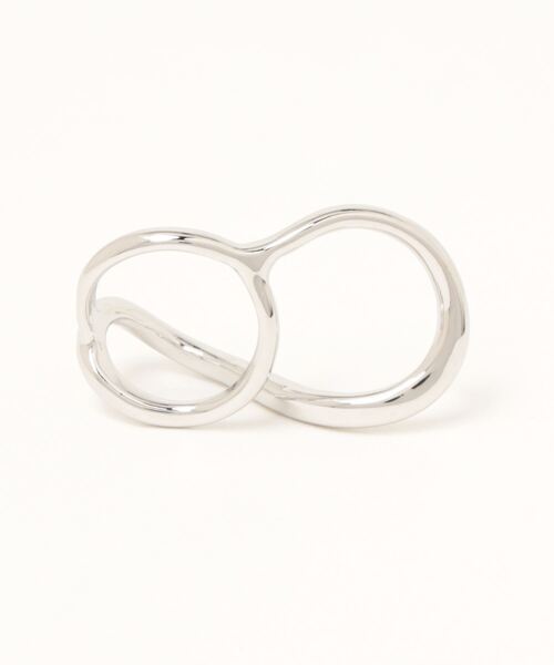 DouDou(ドゥドゥ)の「ダブルフィンガーリング(リング・レディース・シルバー/ゴールド・FREE)」の5枚目の写真