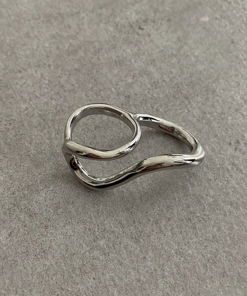 DouDou(ドゥドゥ)の「ダブルフィンガーリング(リング・レディース・シルバー/ゴールド・FREE)」の7枚目の写真
