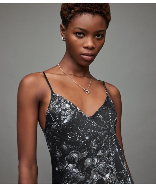 ALLSAINTS(オールセインツ)の「BRYONY LIZA DRESS | BRYONY LIZA ドレス・ワンピース(ワンピース・レディース・ブラック・6/4/8)」の5枚目の写真