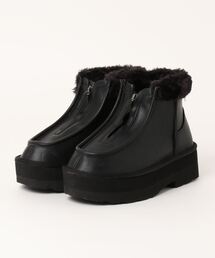 ABC SELECT エービーシーセレクト PLAT ZIP BOA 5 プラットジップボアブーツ 5 W3008 BLACK