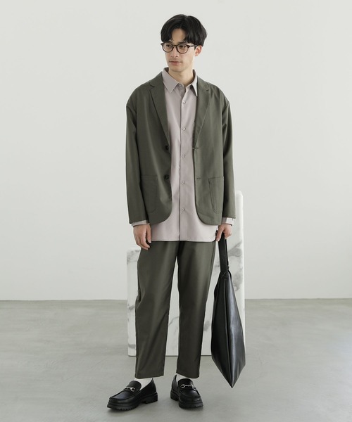 LAKOLE(ラコレ)の「トライアングルベルトトートバッグ / 182153(トートバッグ・メンズ・ブラック/グレイッシュベージュ/チャコールグレー・FREE)」の6枚目の写真