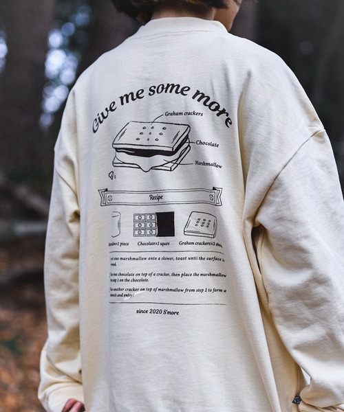 カットソー COTTON CREW NECK BIG SWEAT - S'more recipe COTTON CREW NECK BIG SWEAT - S'more recipe（スウェット）｜S