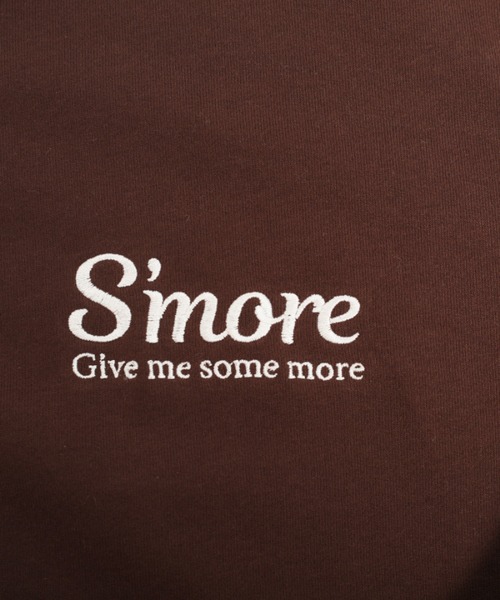 S'more(スモア)の「COTTON CREW NECK BIG SWEAT - S'more recipe(スウェット・レディース・ブラウン/ベージュ・SMALL/MEDIUM/LARGE/X-LARGE)」の4枚目の写真