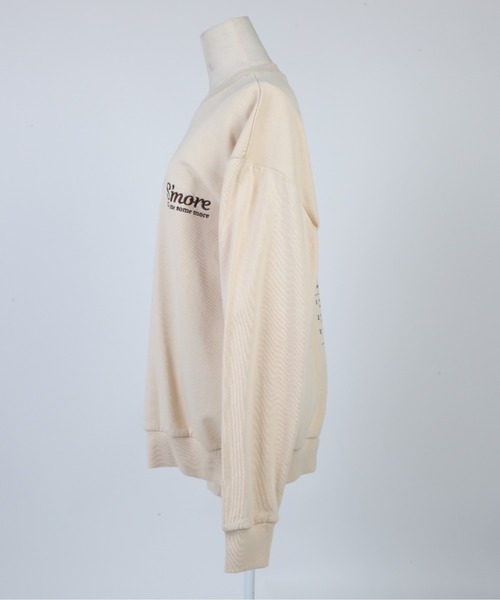 S'more(スモア)の「COTTON CREW NECK BIG SWEAT - S'more recipe(スウェット・レディース・ブラウン/ベージュ・SMALL/MEDIUM/LARGE/X-LARGE)」の19枚目の写真