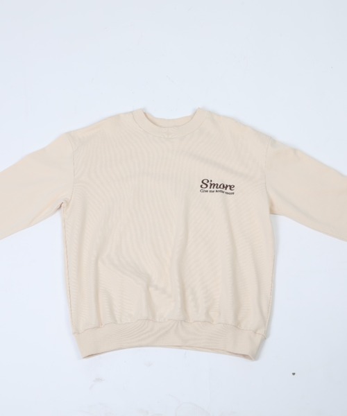 S'more(スモア)の「COTTON CREW NECK BIG SWEAT - S'more recipe(スウェット・レディース・ブラウン/ベージュ・SMALL/MEDIUM/LARGE/X-LARGE)」の15枚目の写真