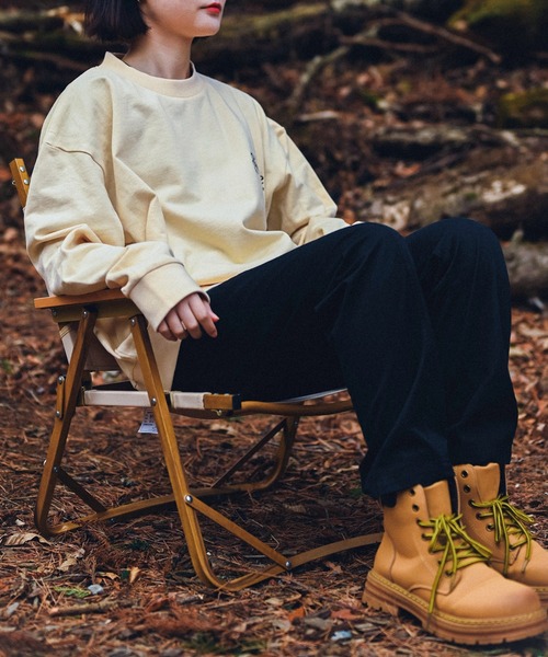 S'more(スモア)の「COTTON CREW NECK BIG SWEAT - S'more recipe(スウェット・レディース・ブラウン/ベージュ・SMALL/MEDIUM/LARGE/X-LARGE)」の22枚目の写真