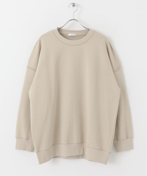 ITEMS URBANRESEARCH（アイテムズ アーバンリサーチ）の「ルーズスウェットプルオーバー（スウェット・レディース・グリーン/ブラック/ベージュ/グレー・FREE）」の15枚目の写真