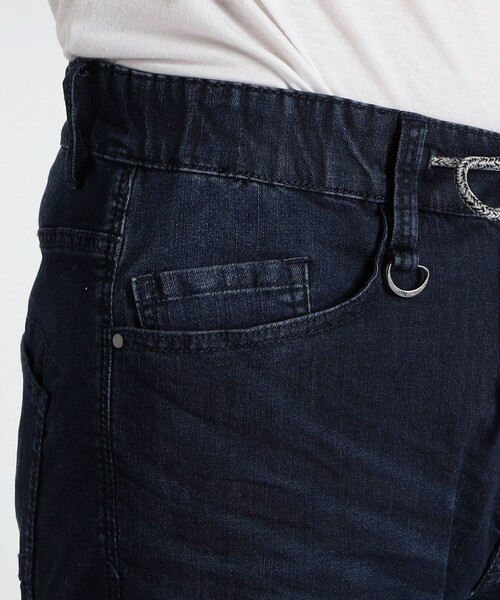 HIDEAWAYS NICOLE（ハイダウェイニコル）の「ライトデニムイージーパンツ（デニムパンツ・メンズ・インディゴブルー/ブラック/オフホワイト・SMALL/MEDIUM/LARGE/X-LARGE）」の19枚目の写真