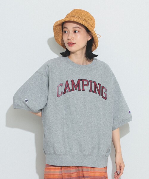 Champion × BEAMS BOY / 別注 ロゴ クルー Tシャツ BEAMS BOY（ビームスボーイ）の「Champion × BEAMS BOY / 別注